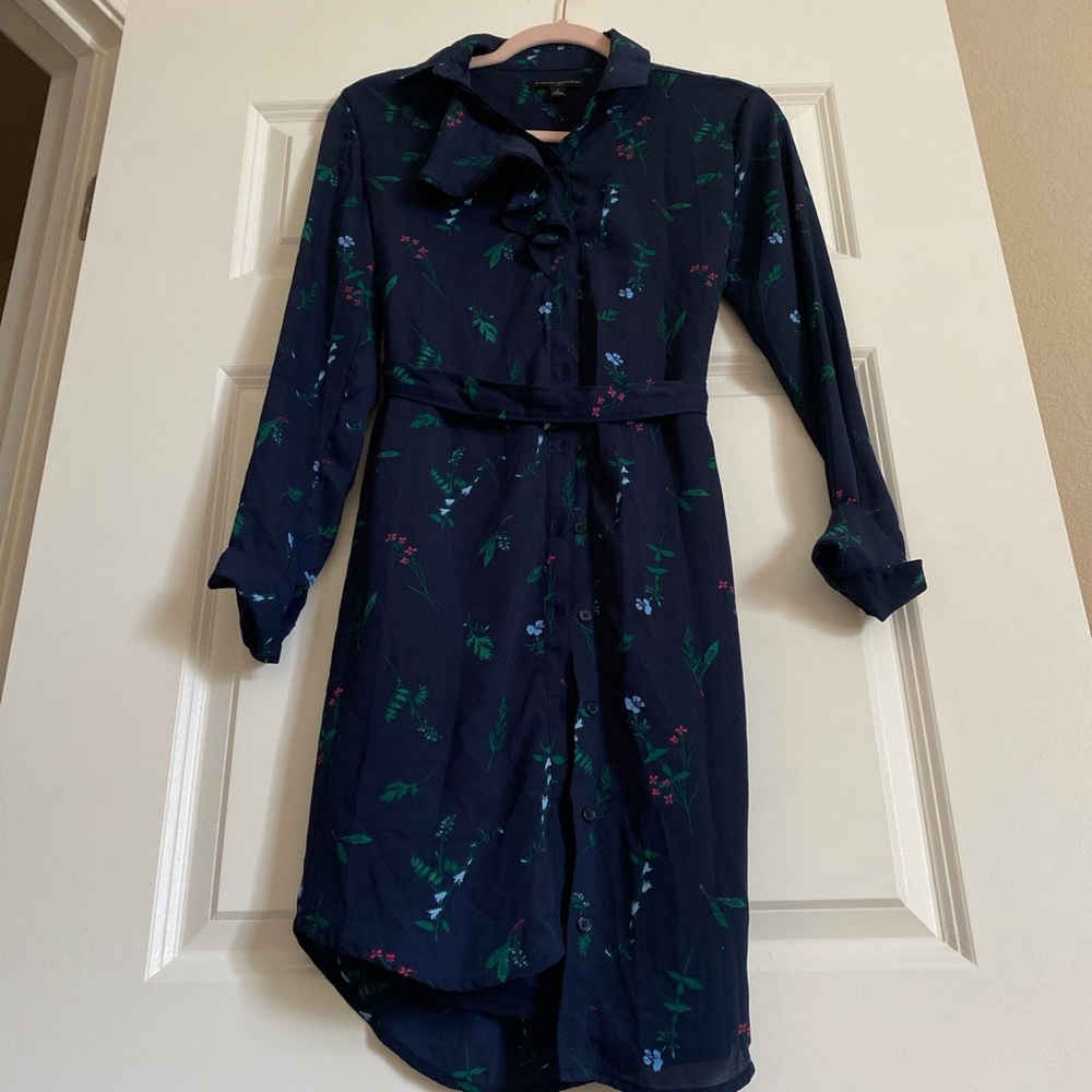 Banana republic work blouse dress